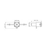 Yunseity Micro Peristaltic Pump, 1ml / min 0.001m Titration Self