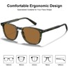 CARFIA Retro Polarized Sunglasses for Men UV Protection Hand-Crafted Acetate