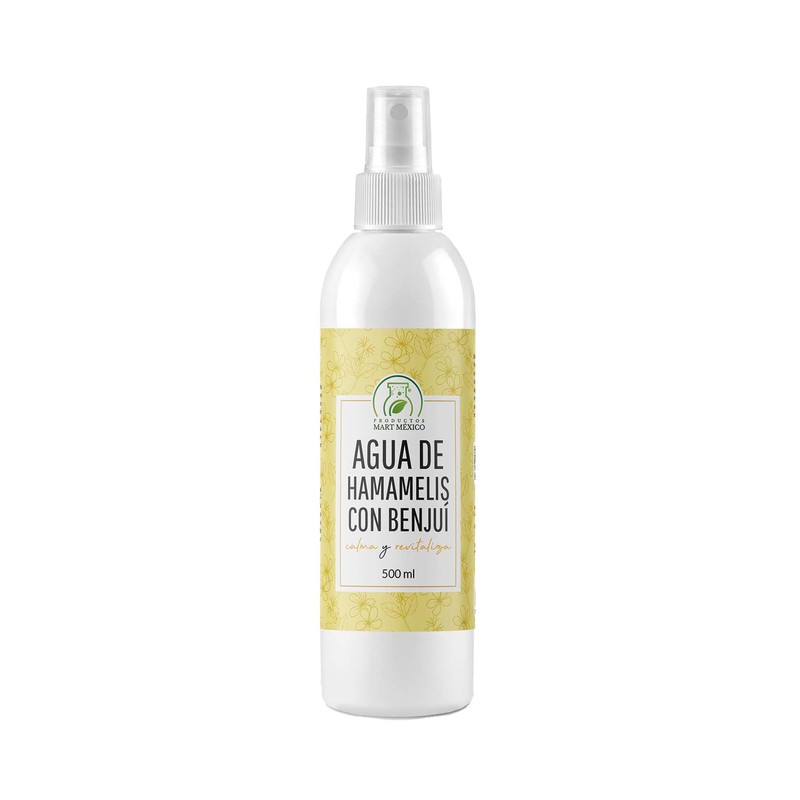 Agua De Hamamelis Con Benjuí Hidratante Facial 500 Ml Productos