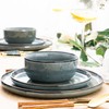 GBHOME Ceramic Dinnerware Sets for 4, 12 Pieces Stoneware Plates