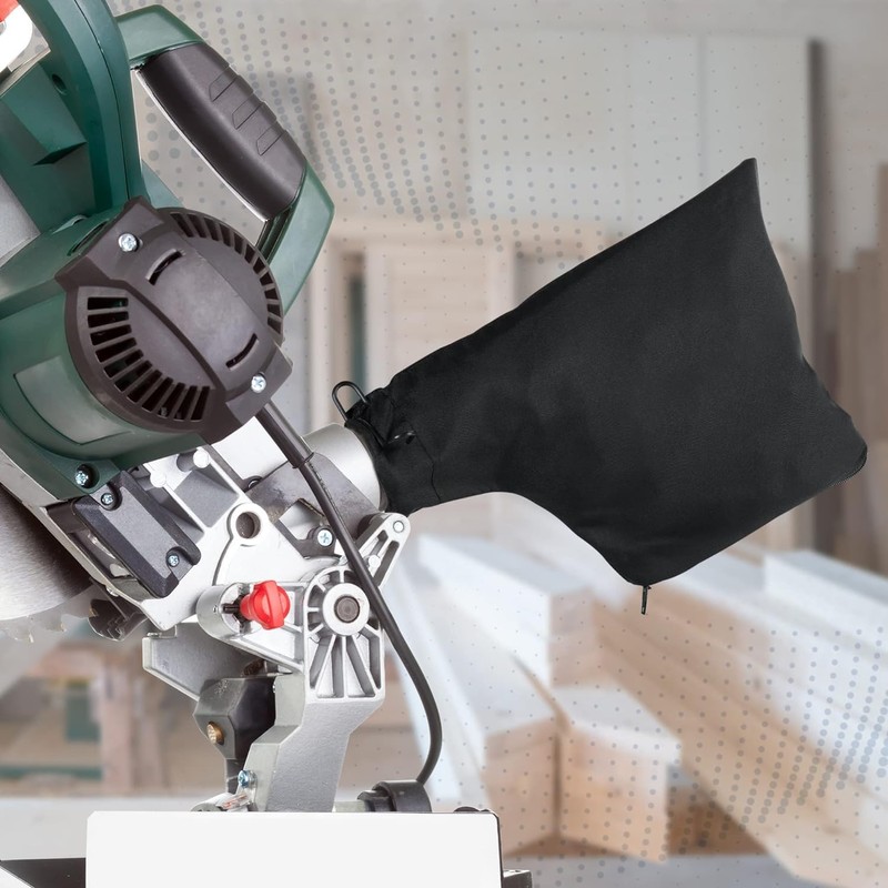 WEZCHUGHAOL 2PCS Black Dust Collection Bag for Miter Saw 255