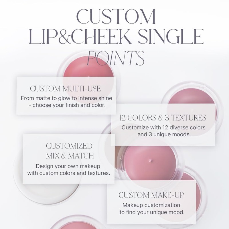 Heart Percent Dot On Mood Custom Lip & Cheek Single