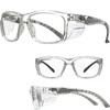 HTS HUNTERSKY E60 Anti-Fog Crystal Frame Safety Glasses with Side