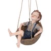 Hanging Boy Statue Hand Painted Rainproof Windproof Resin Outdoor Hanging