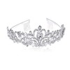 Triko Tiara Brillante con Peinetas para Niñas y Mujeres, Coronas