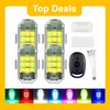 SEALIGHT High Brightness Strobe Lights RGB LED with Remote Control,