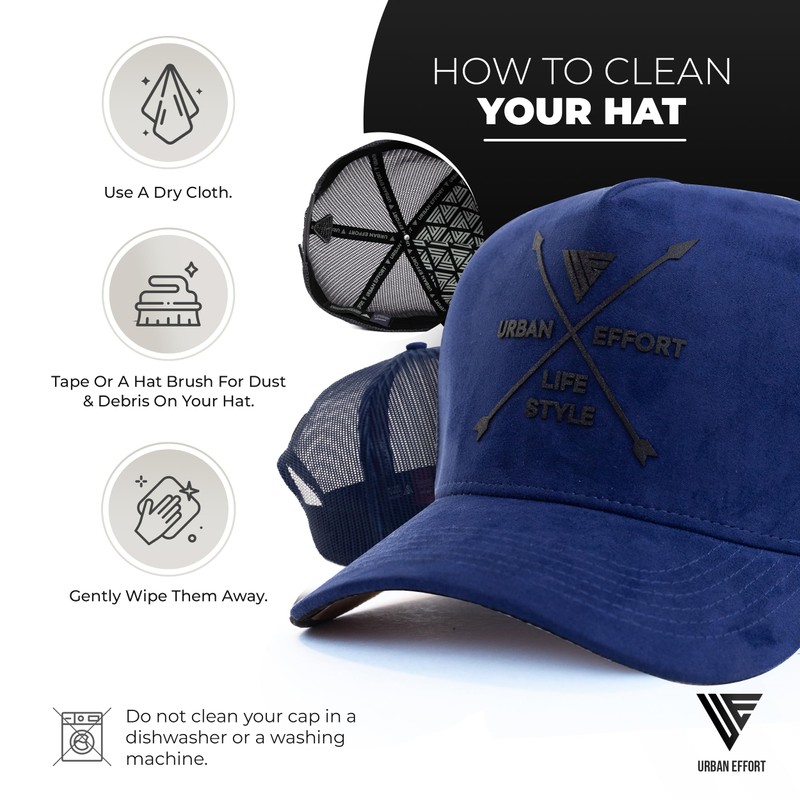Urban Effort - Gorra de malla trasera para hombres y