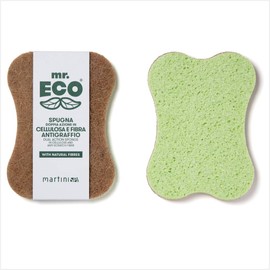 mr.ECO Cellulose Kitchen Sponge, Large, Green, Small