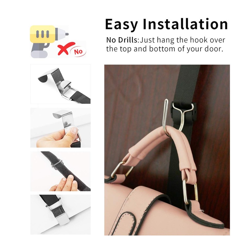 IZUS Bag-Organizer-Holder Purse Hanger - 20 Hooks for Closet and