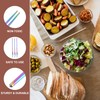 sourcing map 4pcs Pickle Fork, 6.3 Inch Stainless Steel Olive