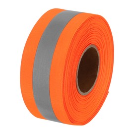PATIKIL Reflective Tape Strip 5cm x 20M High Visibility Reflective Tape Sewing DIY Warning Safety Fabric Webbing Clothing Raincoat Orange