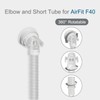 AirFit F40 Replacement QuietAir Elbow System for resmed AirFit F40