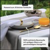 JF.kitchen® 12 fabric napkins with folding instructions (English language not