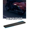 VEISUTOR Smoked Saddlebag Reflectors for Harley CVO Road Street Glide