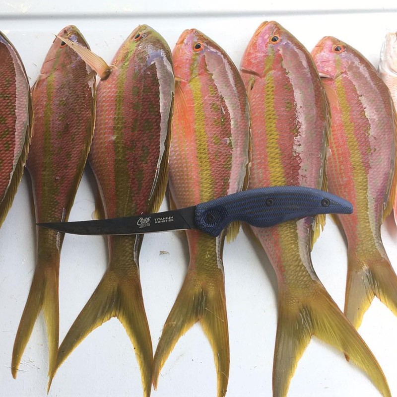 Cuda Semi-Flex Wide Fillet Professional Saltwater Precision Ground Edge Corrosion