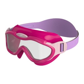 Speedo Infant Biofuse Sea Squad Mask Swim Goggles, UV Protection, Anti-Fog, Adjustable Fit, Vibrant Colours, Electric Pink/Miami Lilac/Blossom/Clear, One Size
