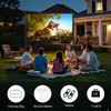 Projector Screen with Stand, OKEDUO 120 inch Foldable Indoor Outdoor