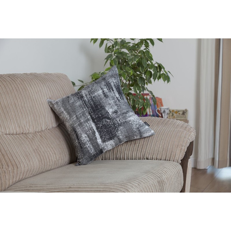 TreeWool Decorative Cushion Cover (60 x 60 cm, Black) Brush