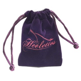 Heelettos Clear High Heel and Stiletto Shoes Protectors Perfect for Outdoor Events, 1 Pair with Free Carry Pouch