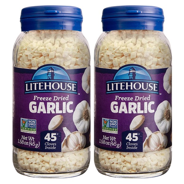 Litehouse Freeze Dried Garlic, 1.58 Ounce, 2-Pack