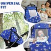 Pea Pod Winter Baby Car Seat Cover for Newborn, Warm