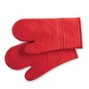 PAMPERED CHEF SILICONE OVEN MITT SET of 2