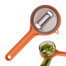 EUBEISAQI Vegetable Peeler with Catcher,Vegetable Peelers for Kitchen | Multi-Functional Storage Peeler, Fruit Peeler, Vegetable Peeler, Peeler with Container for Home