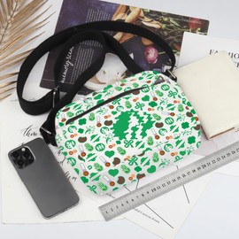 CMNIM Girl Sc-ut Gifts Girl Troop Leader Bag Gi-l Scout Symbol Crossbody Purse Cookie Dealer Bag G-rl Scout Gifts (G Scouts H CB)