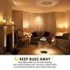 Gonhom PAR38 Bug Flood Light Bulbs Outdoor,2 Pack-Dimmable,Bug lights for