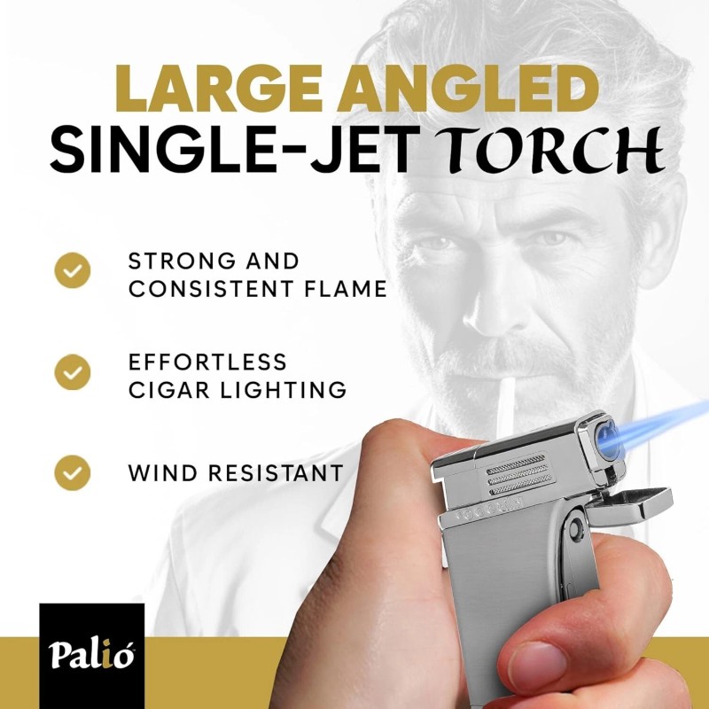 PALIO® Pro Scorpius Jet Torch Cigar Lighter Punch Poker Tool