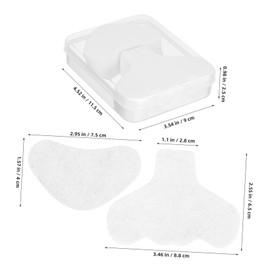 Mikinona Nose Cotton Pad Nose Pad t Zone Film Patches for Pores Chin Cleaning Set