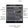 6 Channel Audio Mixer Sound Board Console System 99 DSP