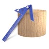 KETIPED Aluminum Imperial Circle Center Positioning, 45/90 Degree Positioning Ruler,