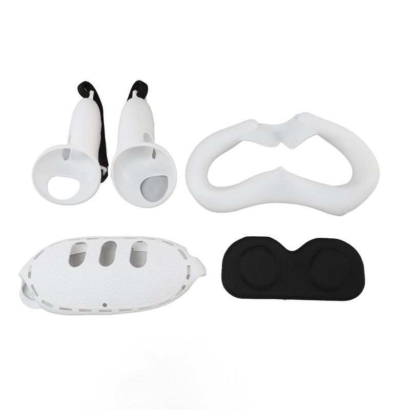 VR Glasses Silicone Cover Set Controller Grips Front Shell Headset