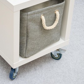 eyepower 1 x 360° Heavy Duty Furniture Castors Swivel Castor 75 mm - M10 Castors with Brake - Transport Castors Steerable Castors with Thread M10 Furniture Roller Heavy Duty Pallet Castors Umbrella