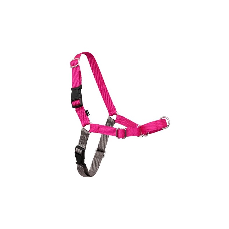 PetSafe Easy Walk Arnés Antitirones para Perro Frambuesa/Gris Talla M