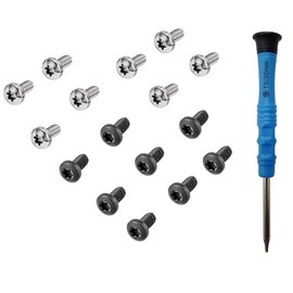 Knomix for Studio 3 Headband Screws Replacement for Studio 3 Headband Replacement, Studio 1.0, Studio 2.0 Studio 3.0 Wireless Headband Screws 16pcs (8pcs Black+8pcs Silver)
