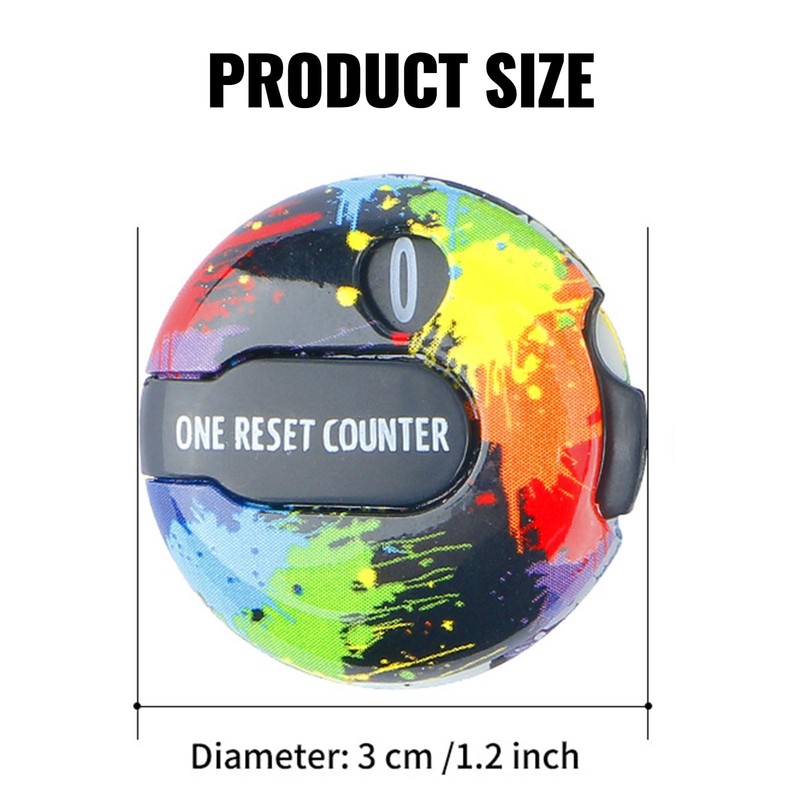Golf Score Counter, Golf Stroke Counter Mini Clicker with Clip