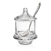 Godinger Crystla Jam Jar with Stainless Steel Spoon