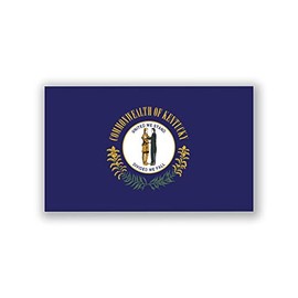 Kentucky State Flag Magnet | 5-Inches by 3-Inches | Premium Quality Heavy Duty Magnet | MagnetPD323