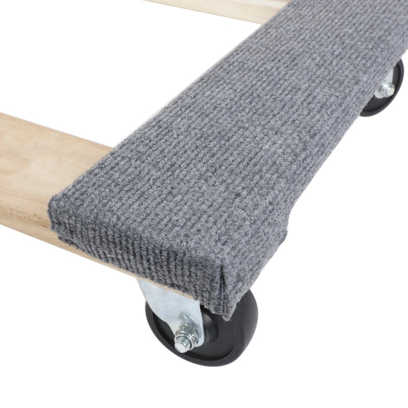 Hyper Tough 30-Inch Wooden Moving Dolly, 660-lb Capacity, Dollies