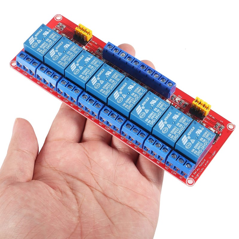 2PCS 24V Relay Module with Optocoupler Isolation Support High and