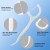 100 Count Dental Floss Picks Individually Wrapped, Travel Floss Picks