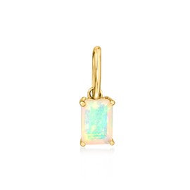 Canaria Opal Pendant in 10kt Yellow Gold