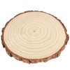 PINGEUI 10 Piece 7-8 Inch Natural Wood Slices, Unfinished Natural