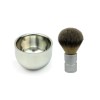 Tinksky Shaving Bowl Brush Set Lather Shave Mug Heat Insulation