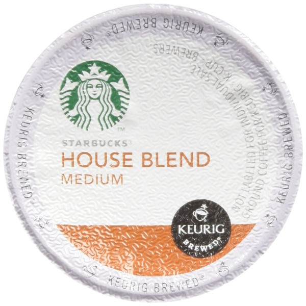 Starbucks House Blend Medium Roast Coffee Keurig K-Cups, 32 Cups