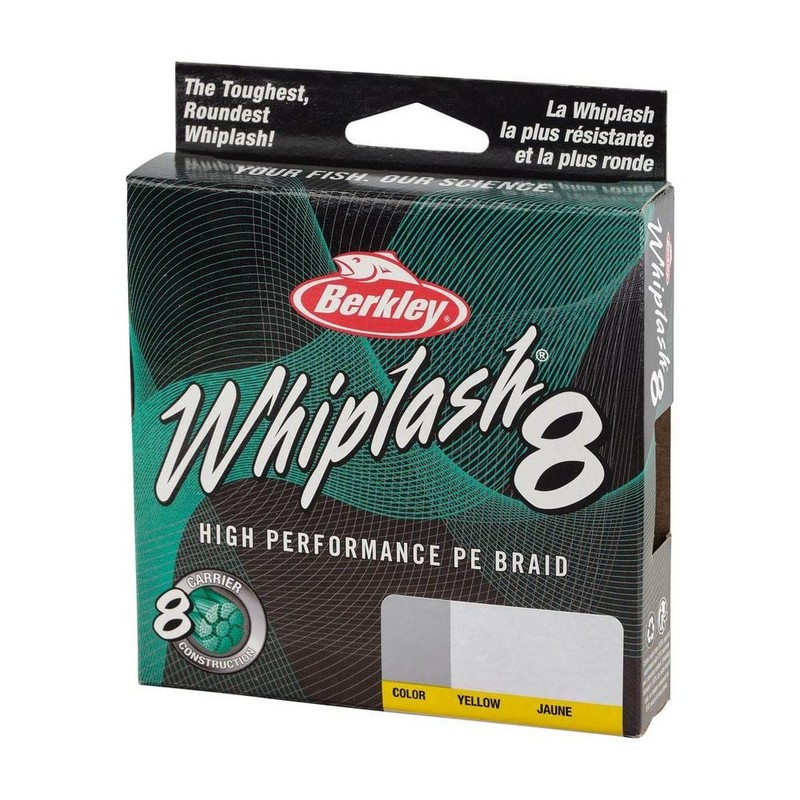 Berkley Whiplash8 Yellow Fishing Line - 0.06mm - 24lb -