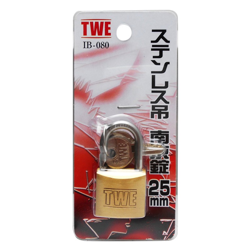 AIAI TWE Stainless Steel Hanging Lock 25MM Security Storage Shed