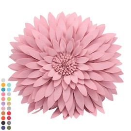 Flower Decorative Pillow - 3D Daisy Flower Pillow, Sunflower Throw Pillow - Flower Decorations - Couch & Bed Flower Shaped Pillow (14.5" Flower, 13" Pillow With Insert, Light Pink)